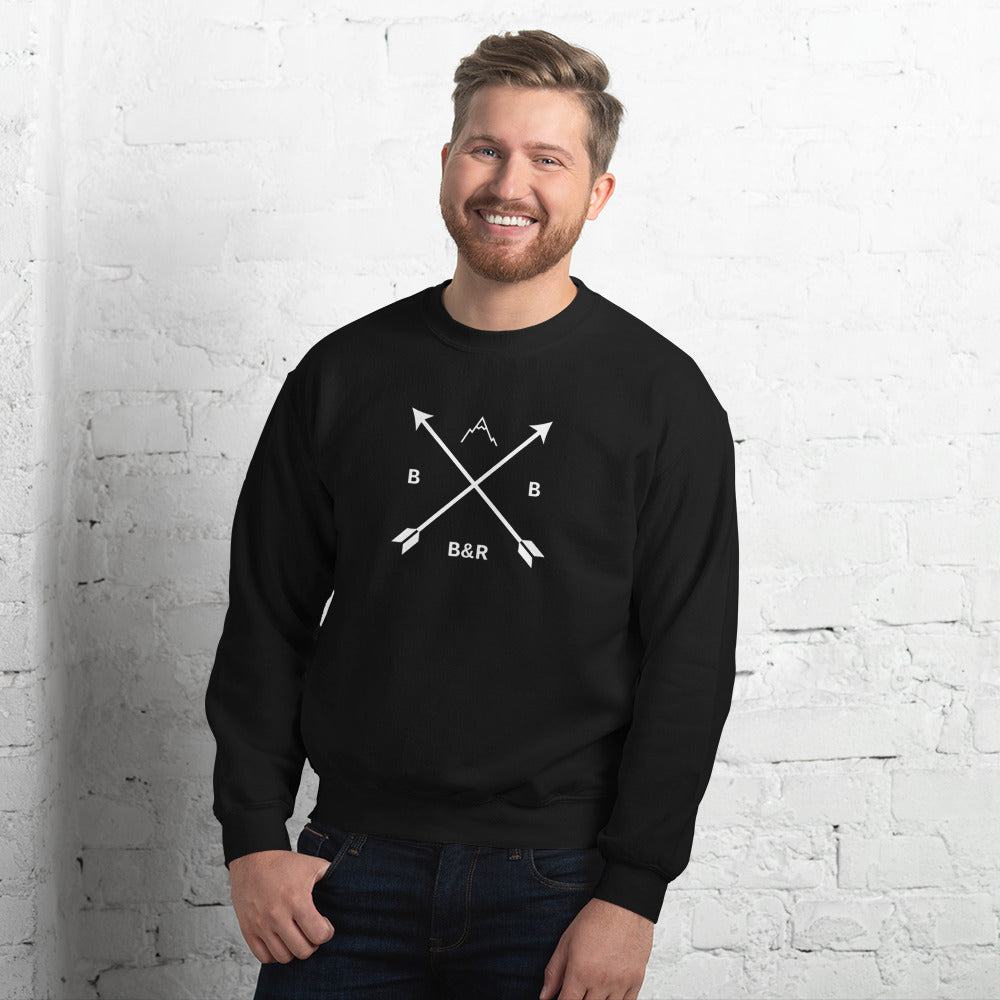 Men's B&R Sweatshirt (White Logo)