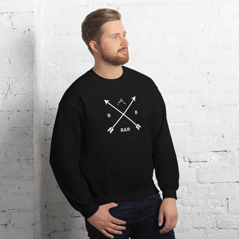 Men's B&R Sweatshirt (White Logo)