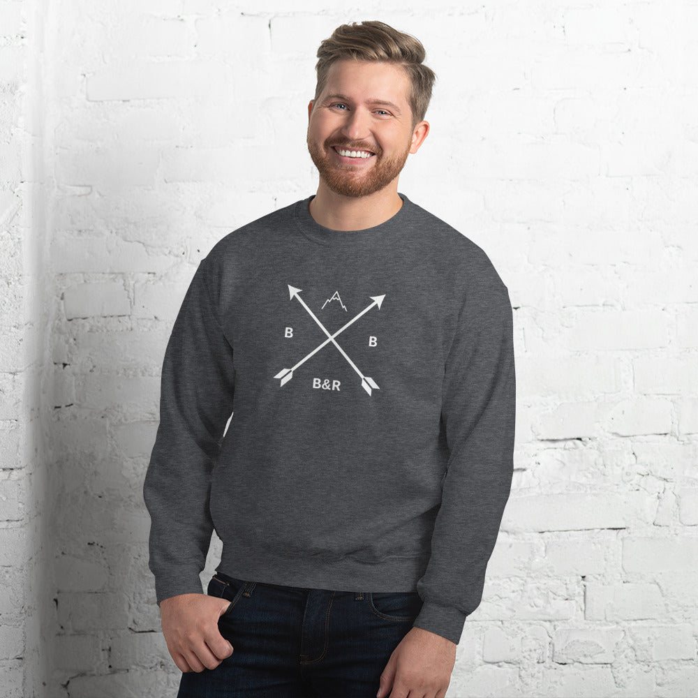Men's B&R Sweatshirt (White Logo)