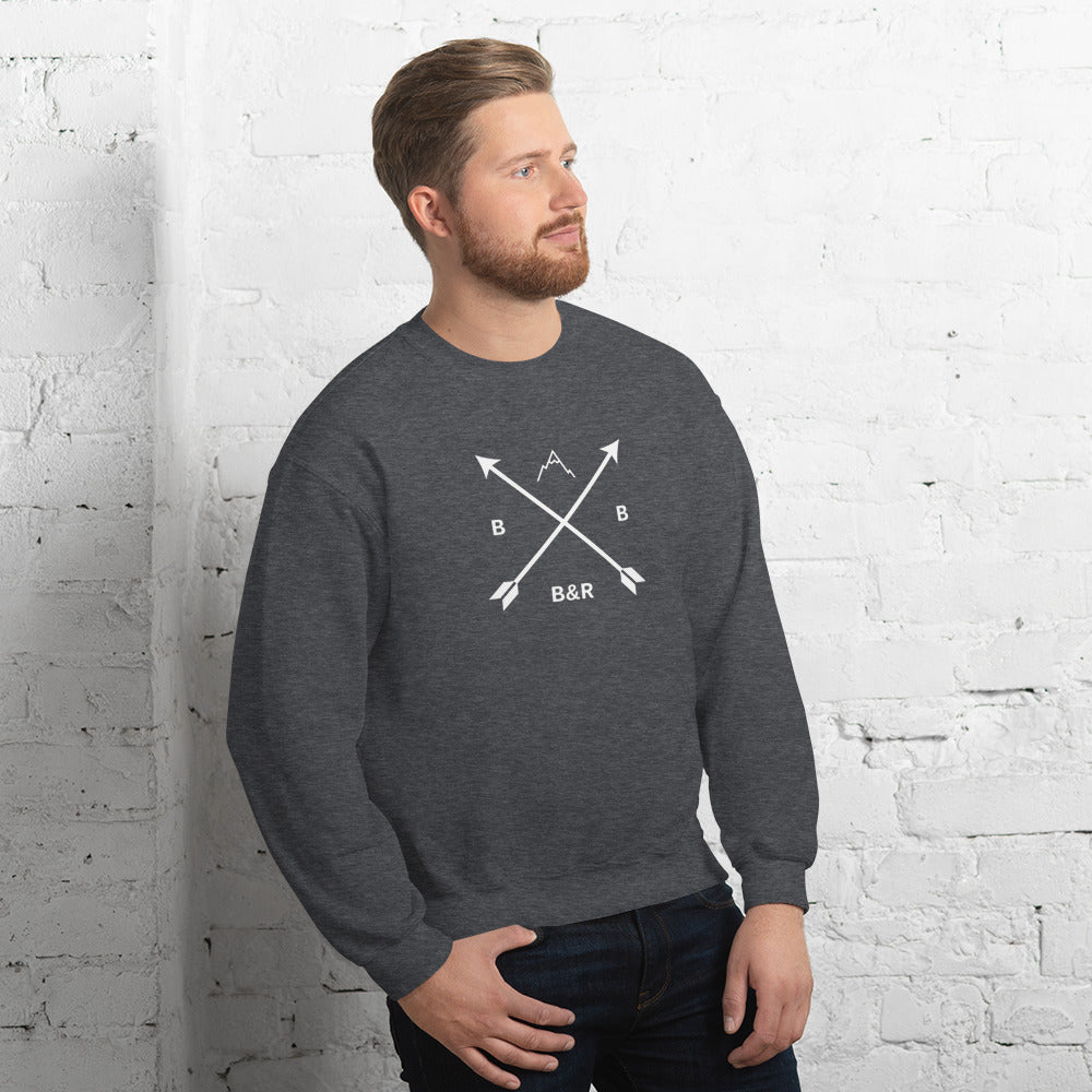 Men's B&R Sweatshirt (White Logo)
