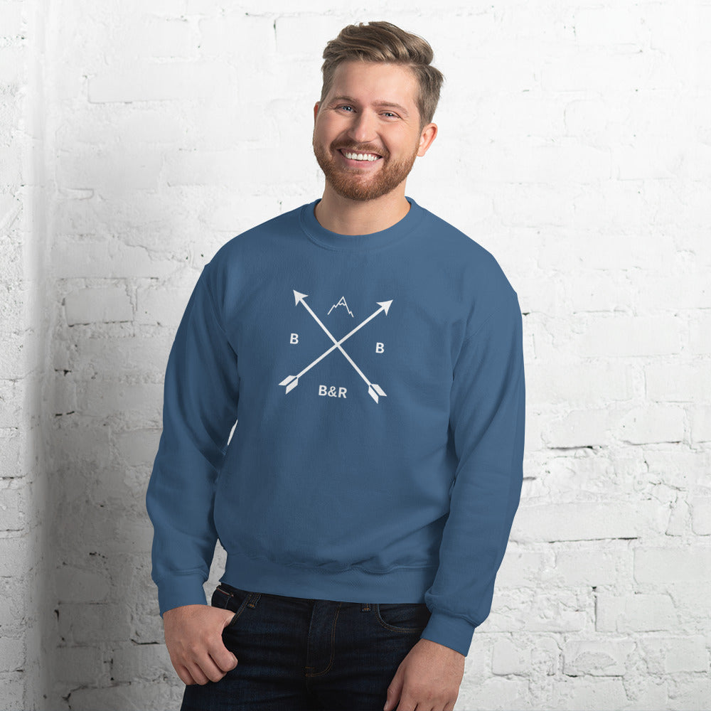 Men's B&R Sweatshirt (White Logo)
