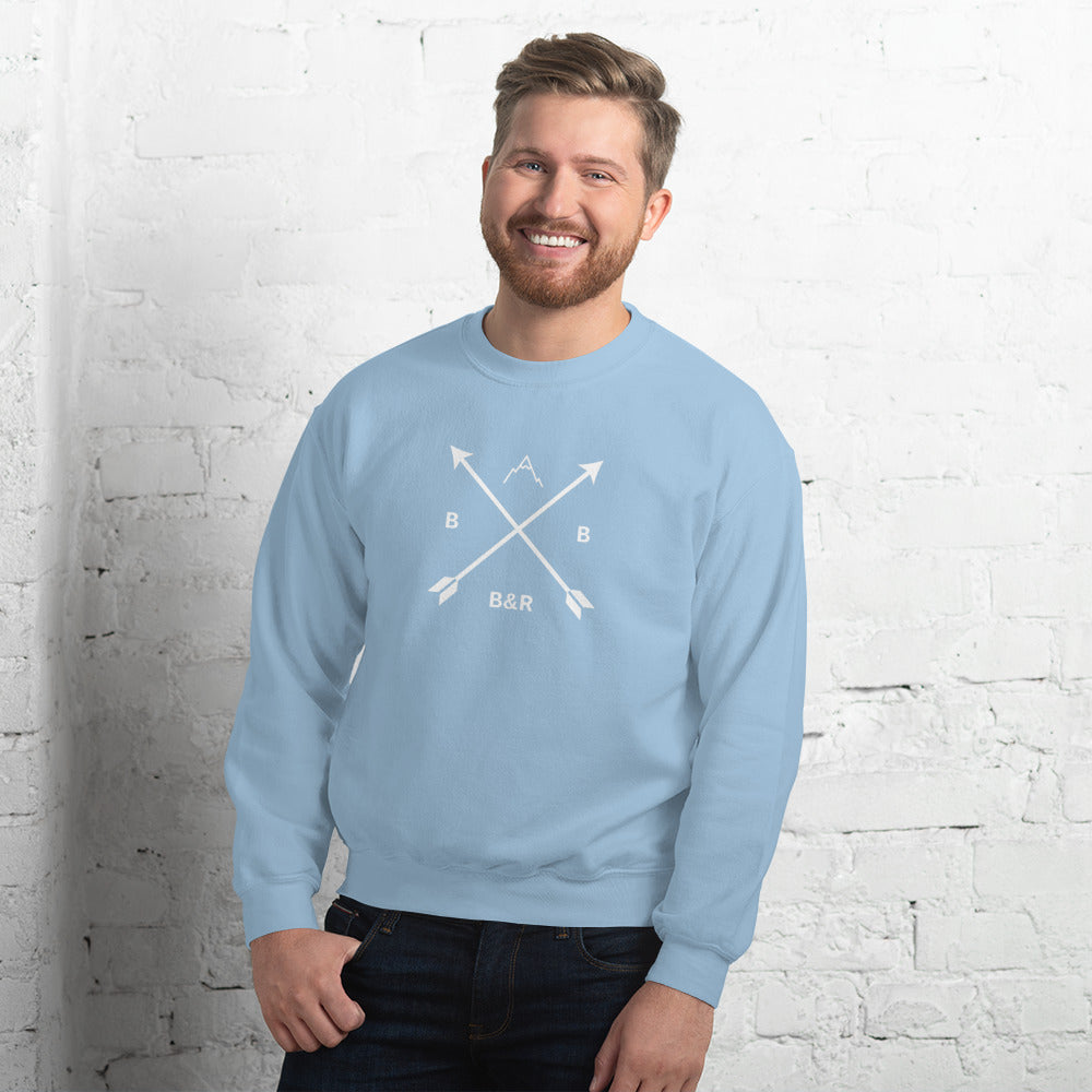 Men's B&R Sweatshirt (White Logo)