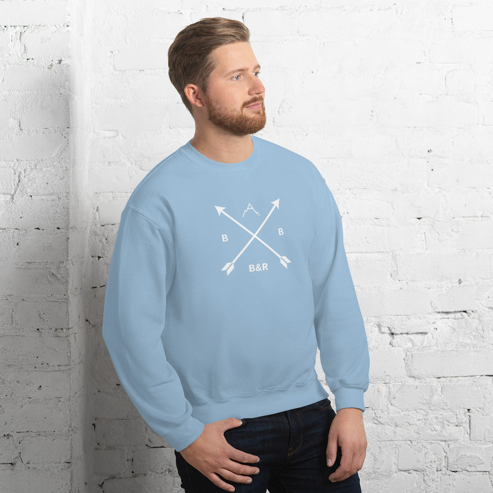 Men's B&R Sweatshirt (White Logo)