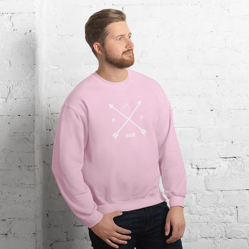 Men's B&R Sweatshirt (White Logo)