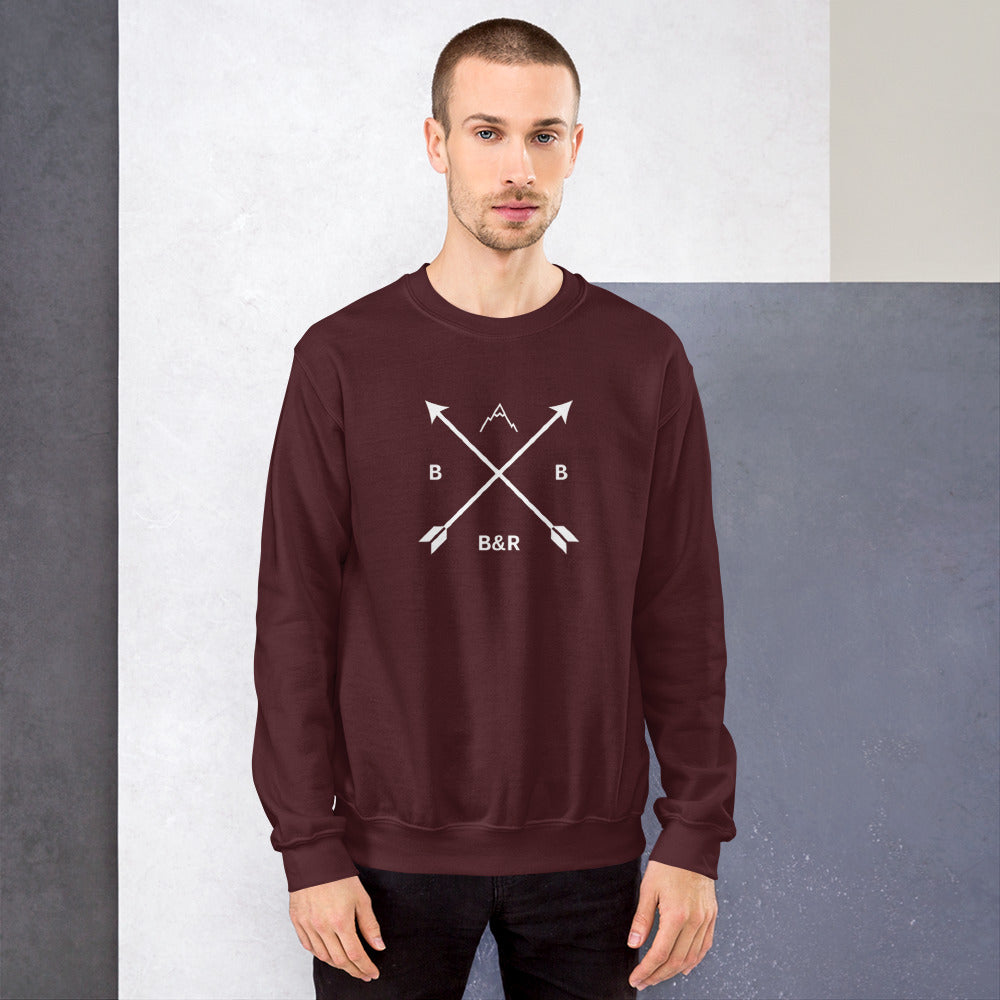 Men's B&R Sweatshirt (White Logo)