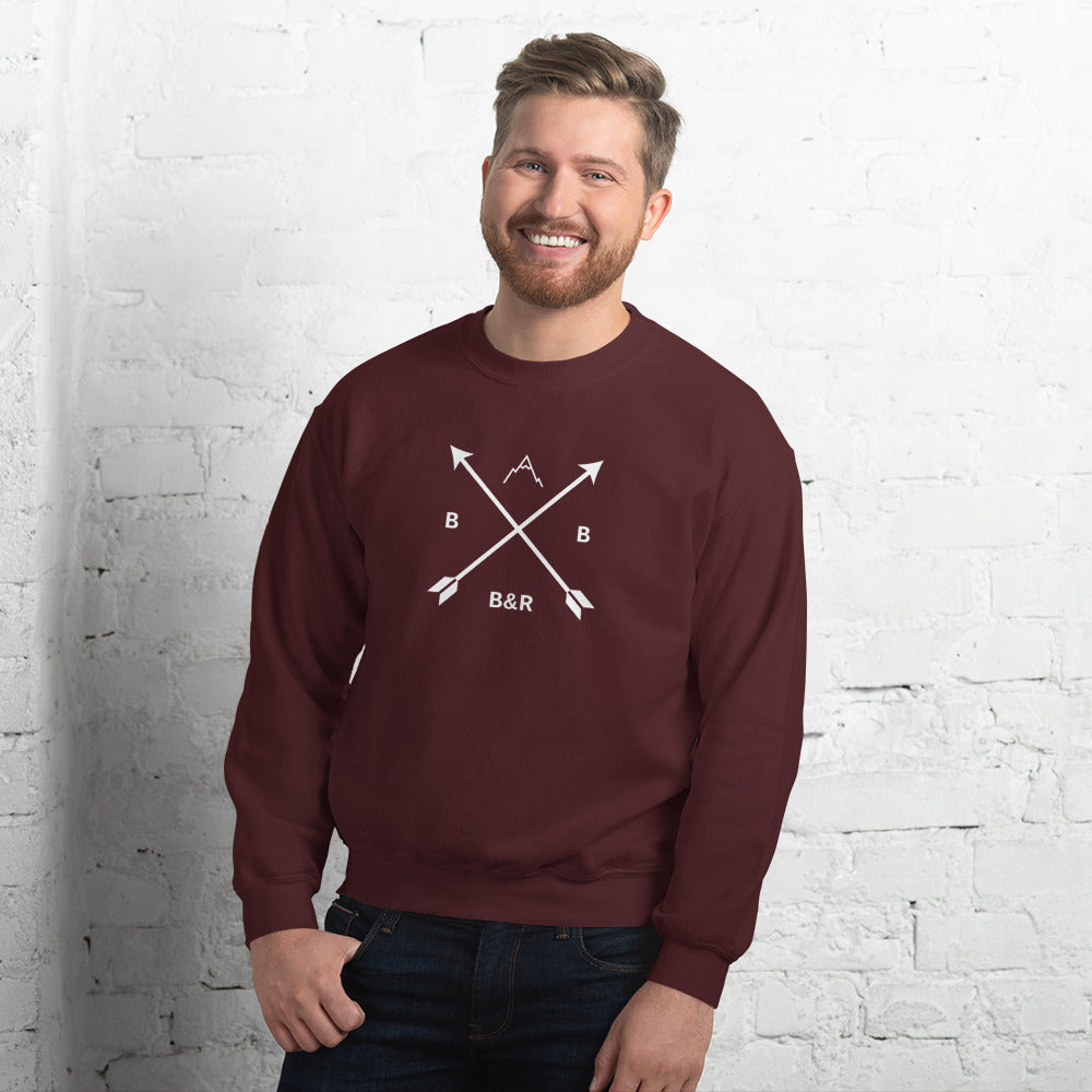 Men's B&R Sweatshirt (White Logo)
