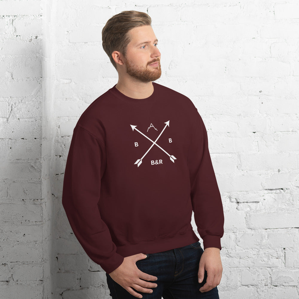 Men's B&R Sweatshirt (White Logo)