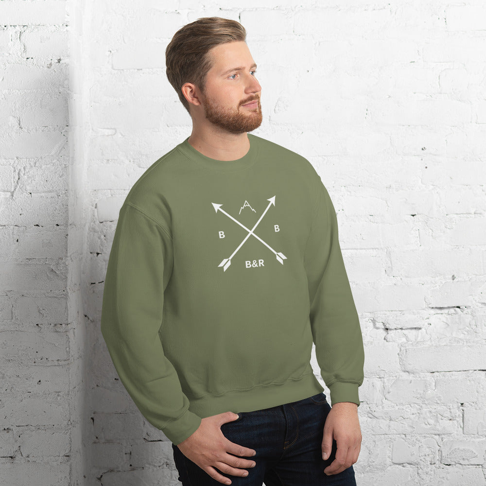 Men's B&R Sweatshirt (White Logo)