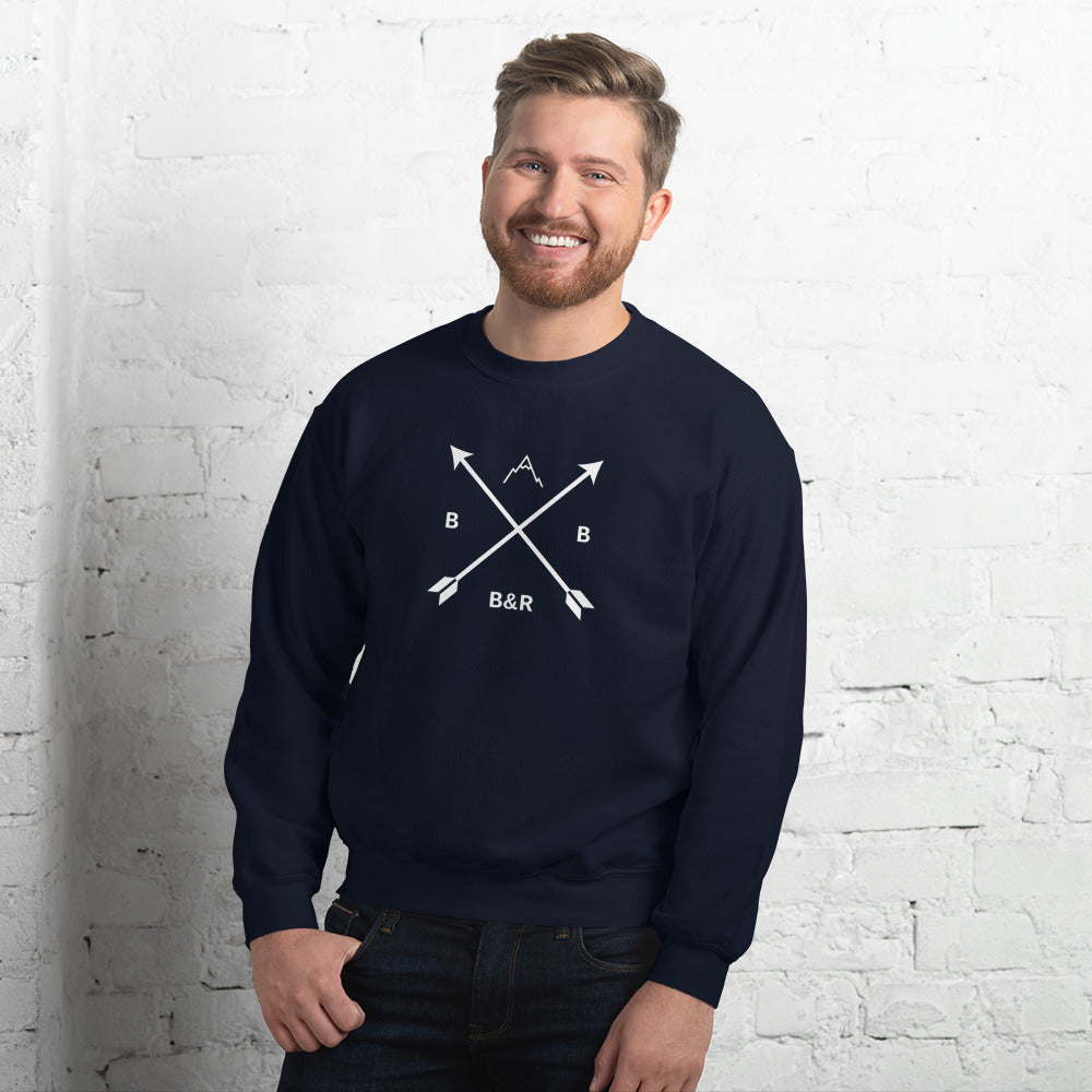 Men's B&R Sweatshirt (White Logo)