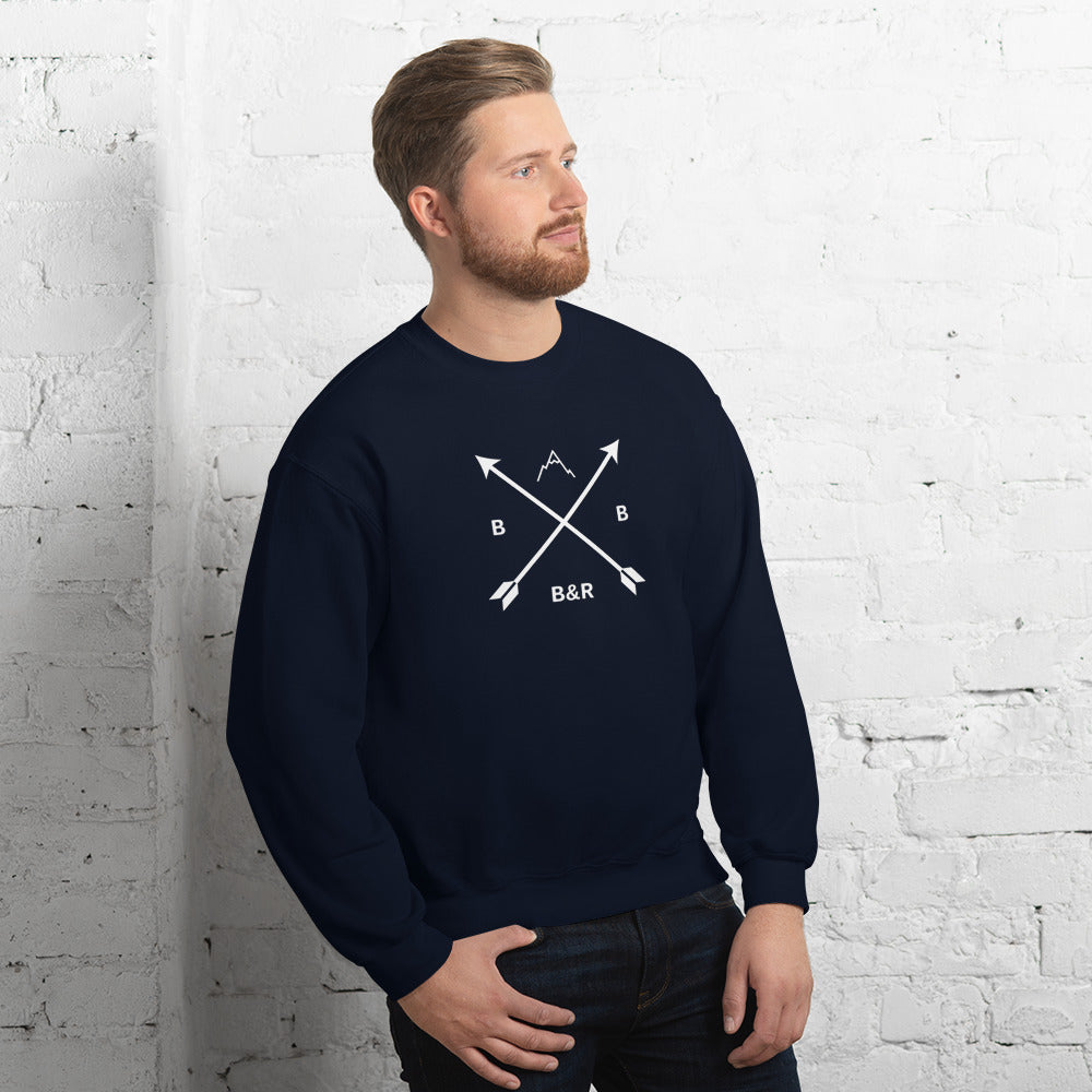 Men's B&R Sweatshirt (White Logo)