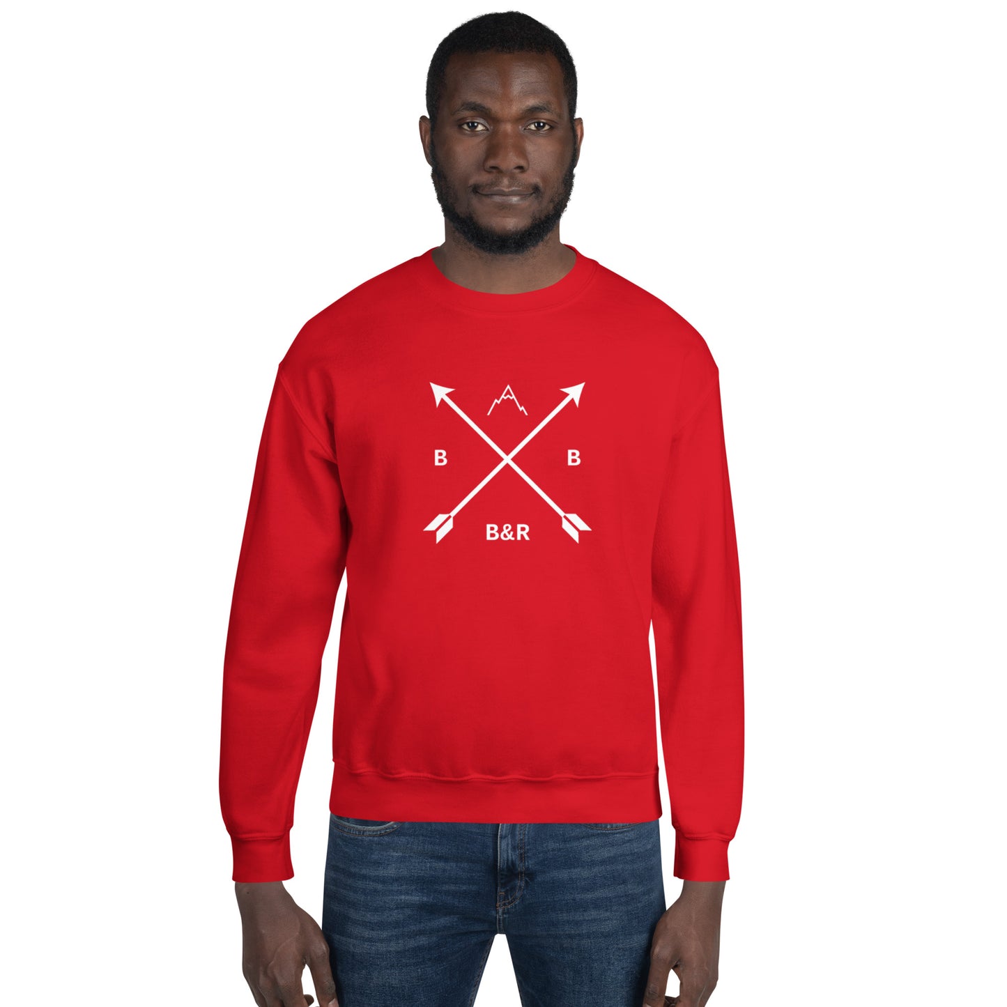 Men's B&R Sweatshirt (White Logo)