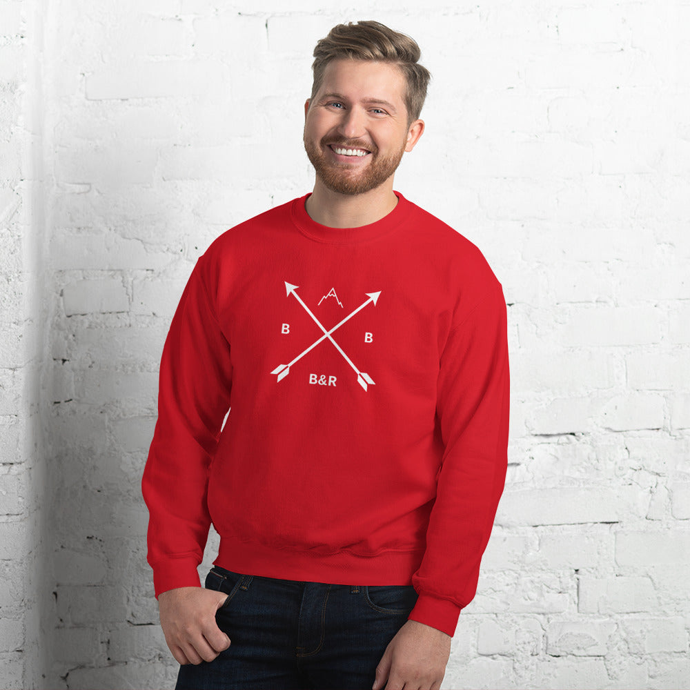 Men's B&R Sweatshirt (White Logo)