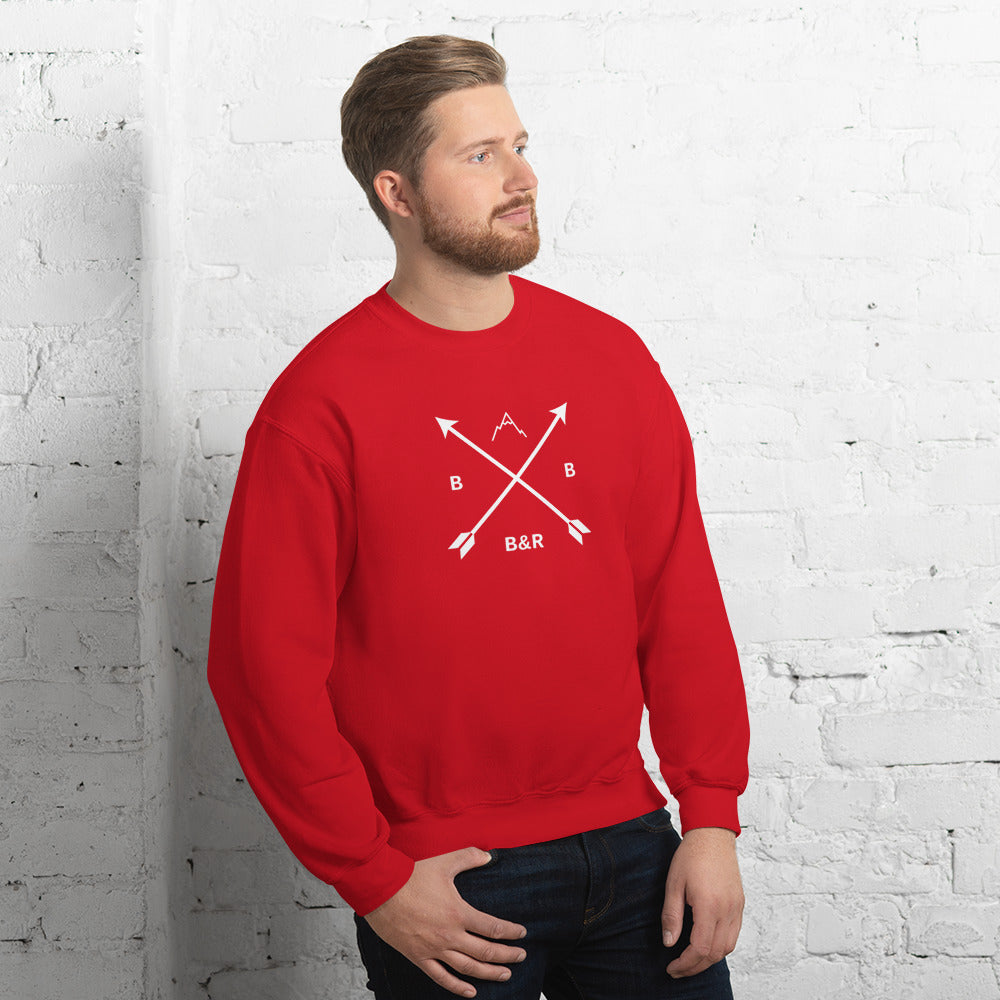 Men's B&R Sweatshirt (White Logo)