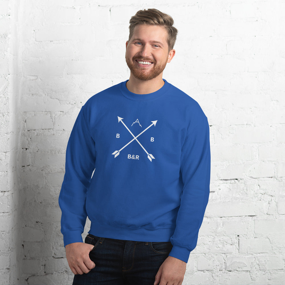 Men's B&R Sweatshirt (White Logo)