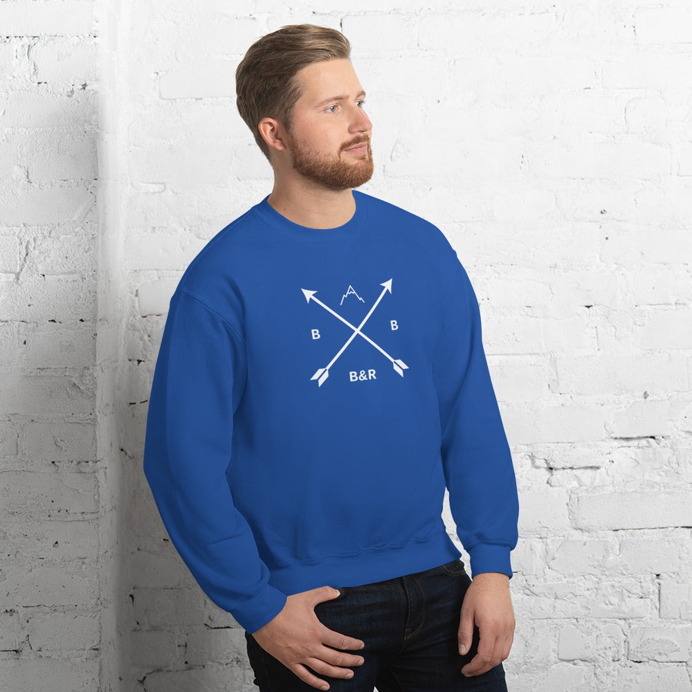 Men's B&R Sweatshirt (White Logo)