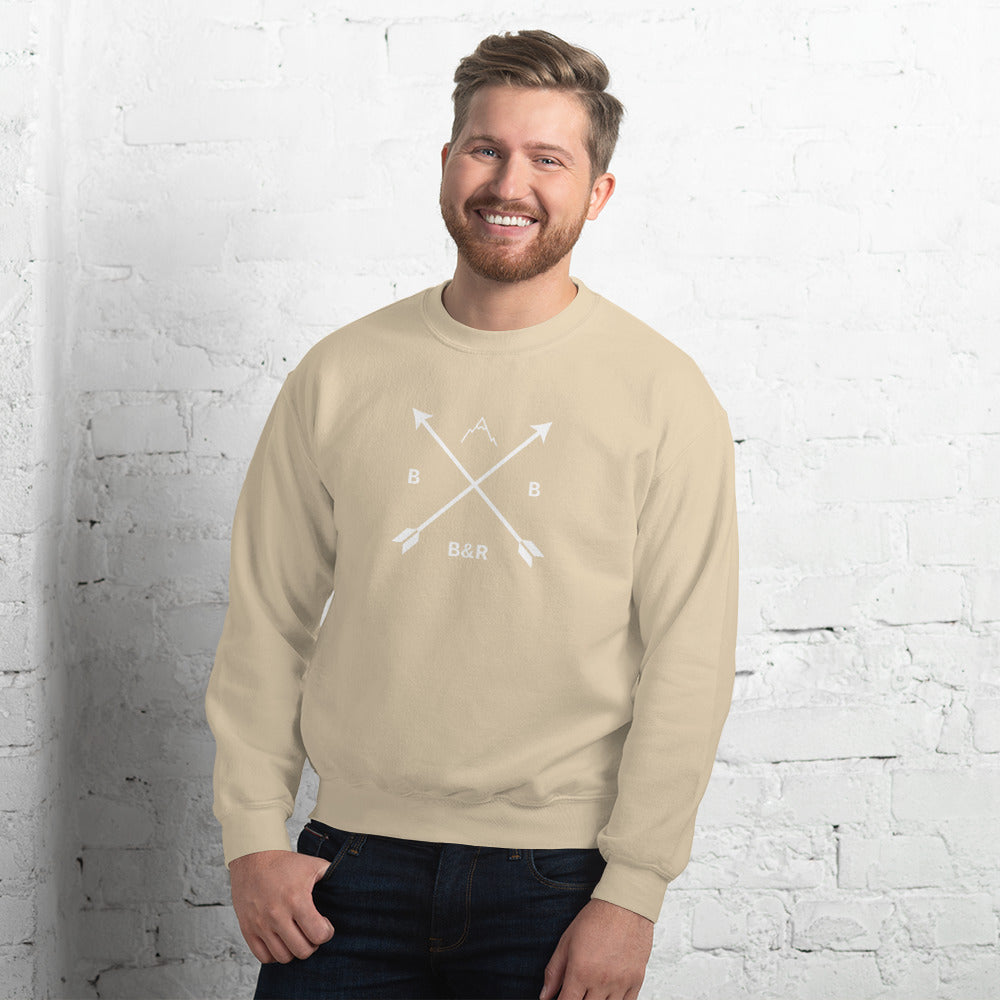 Men's B&R Sweatshirt (White Logo)