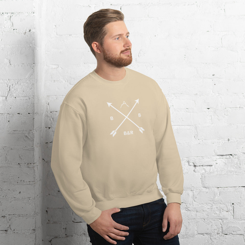 Men's B&R Sweatshirt (White Logo)
