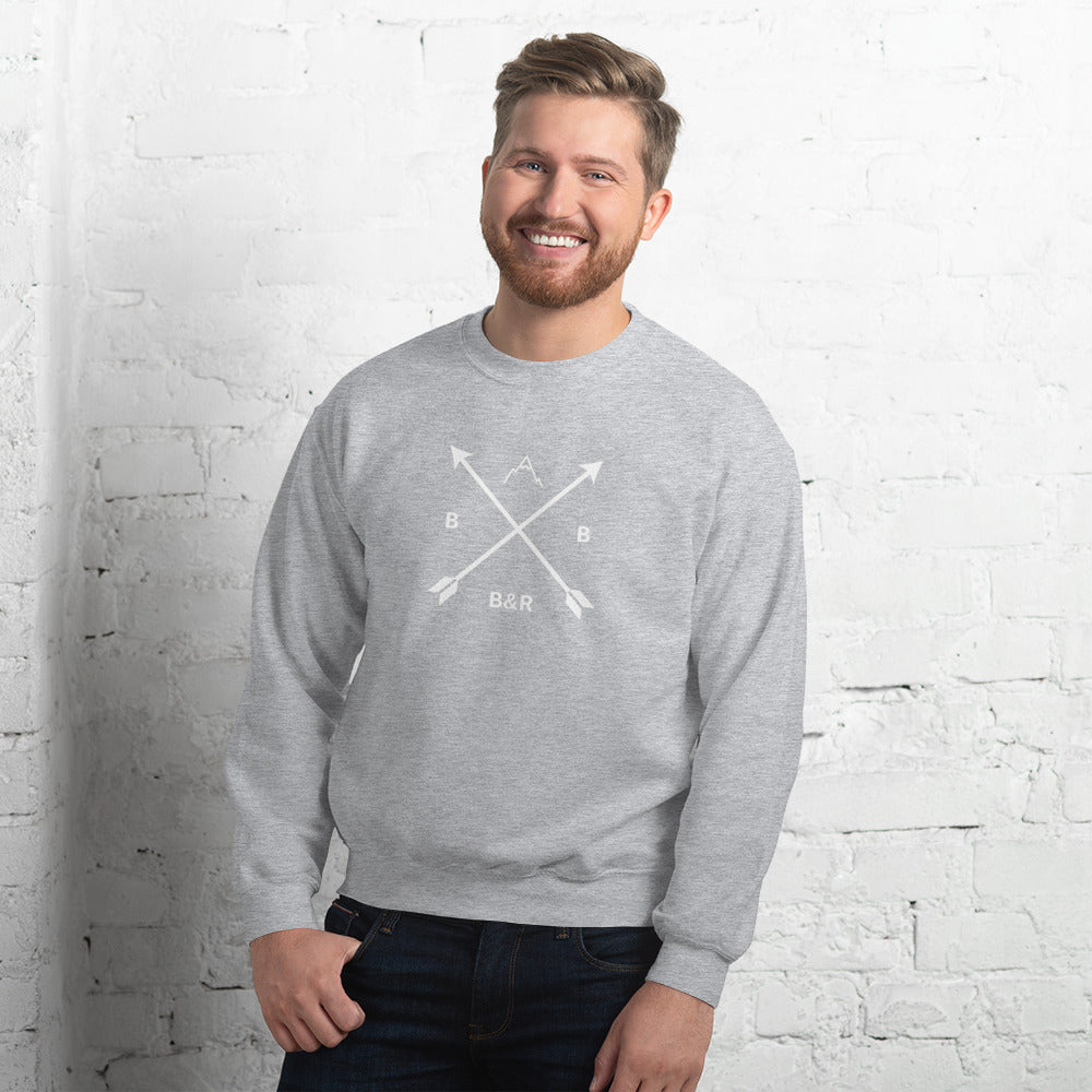 Men's B&R Sweatshirt (White Logo)