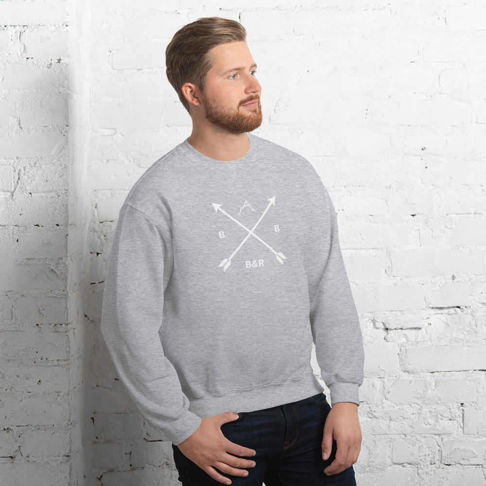 Men's B&R Sweatshirt (White Logo)