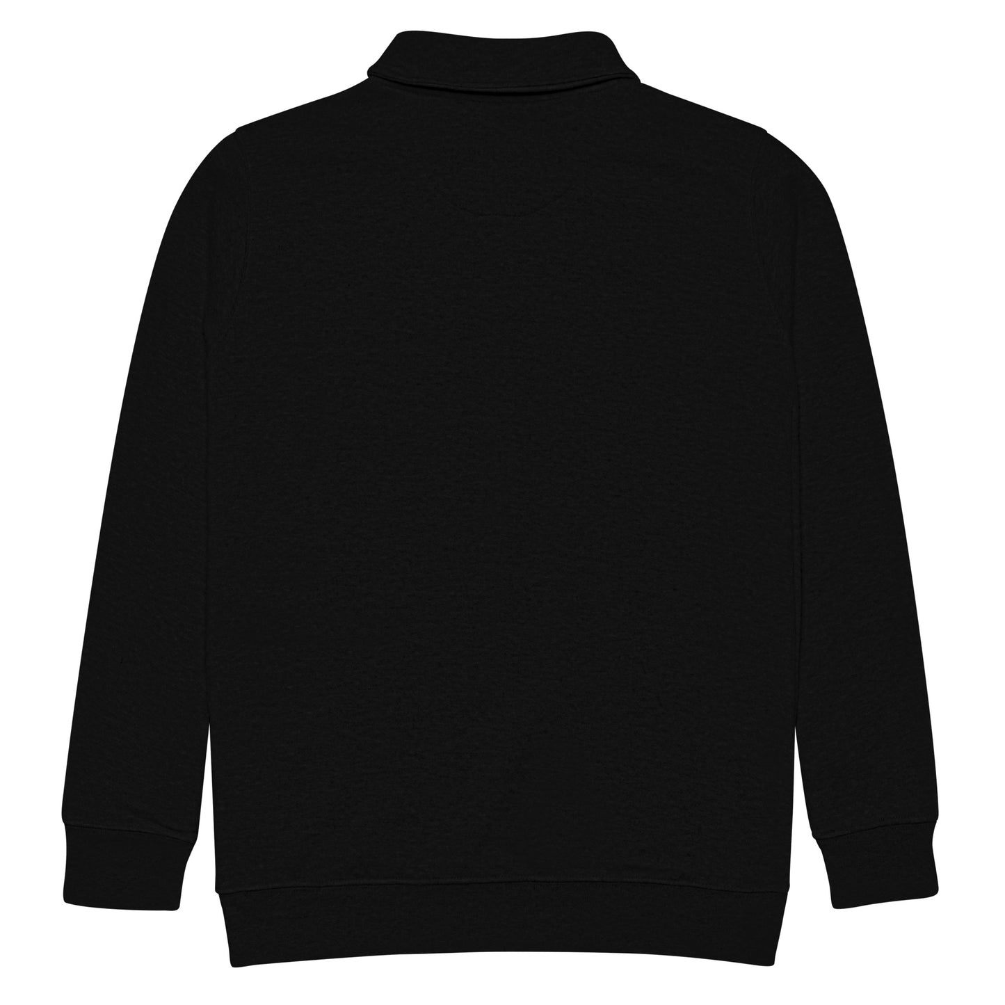 Men's B&R fleece pullover (black with white logo)