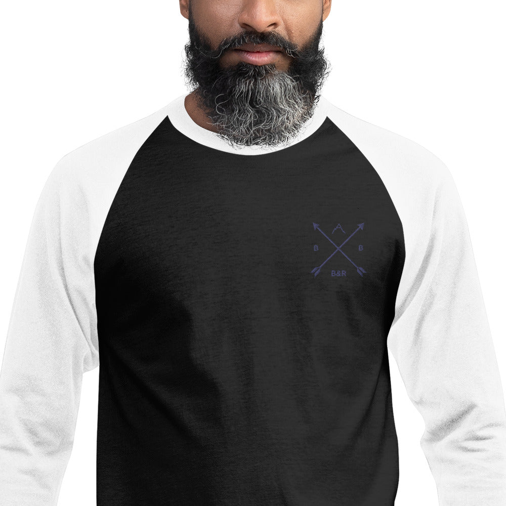 3/4 sleeve B & R raglan shirt