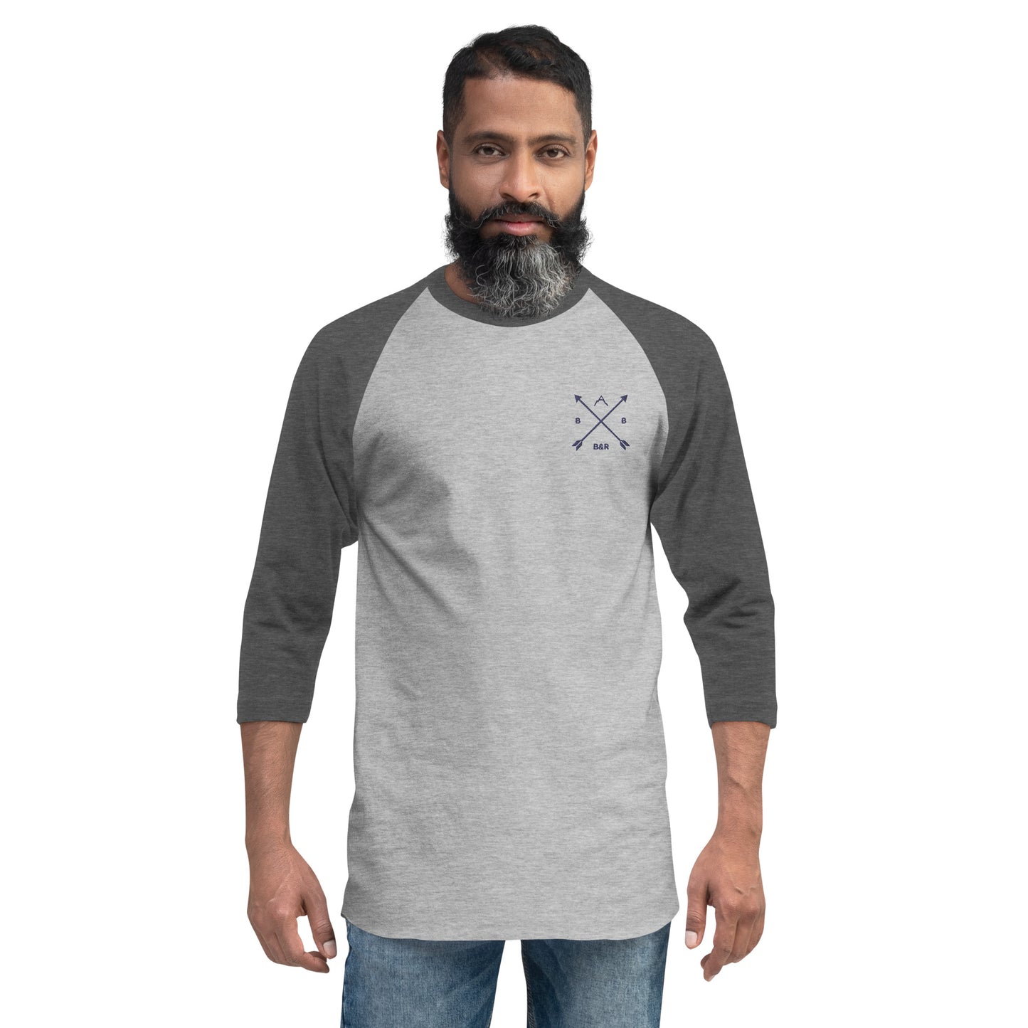 3/4 sleeve B & R raglan shirt