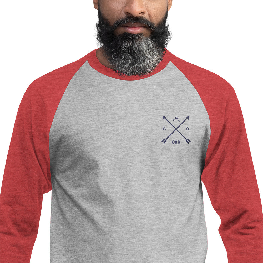 3/4 sleeve B & R raglan shirt