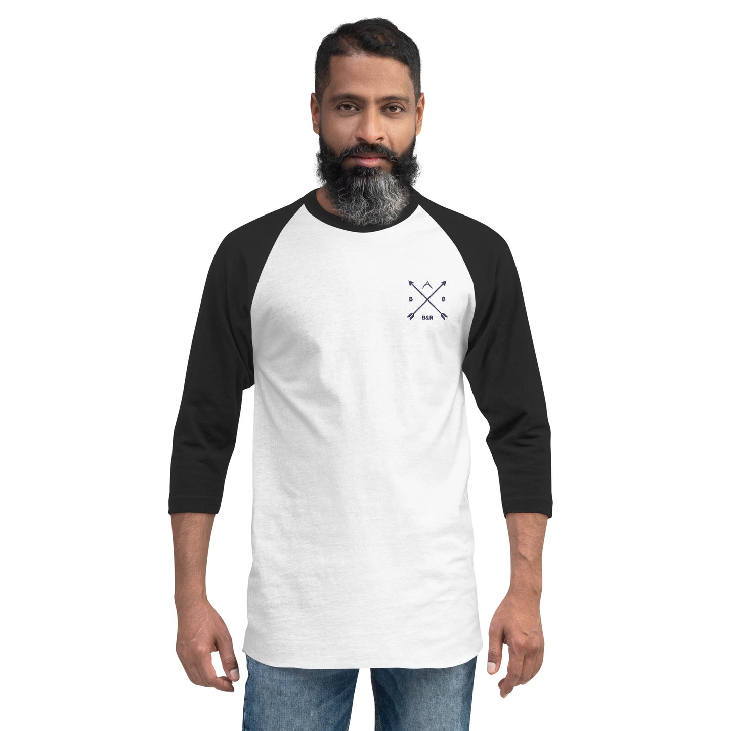 3/4 sleeve B & R raglan shirt