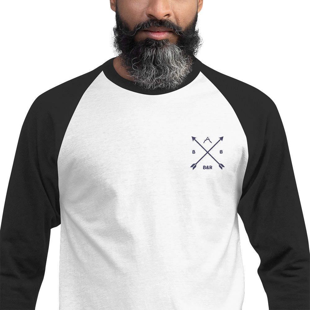 3/4 sleeve B & R raglan shirt
