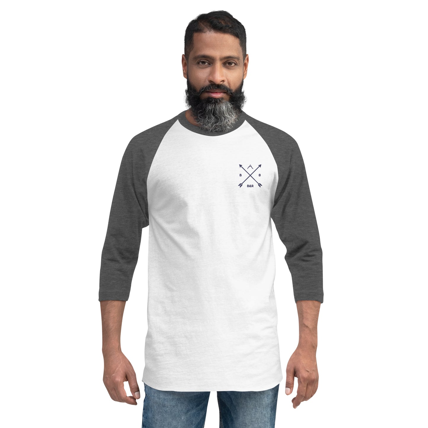 3/4 sleeve B & R raglan shirt