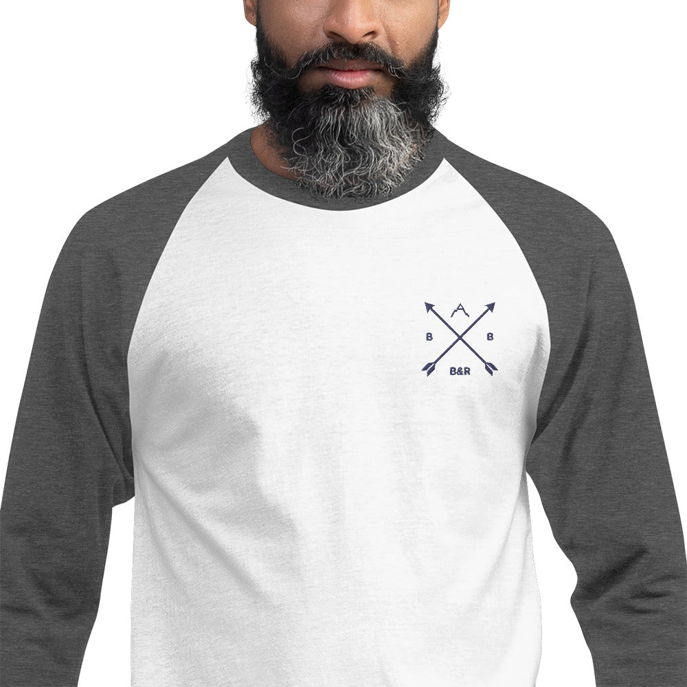 3/4 sleeve B & R raglan shirt
