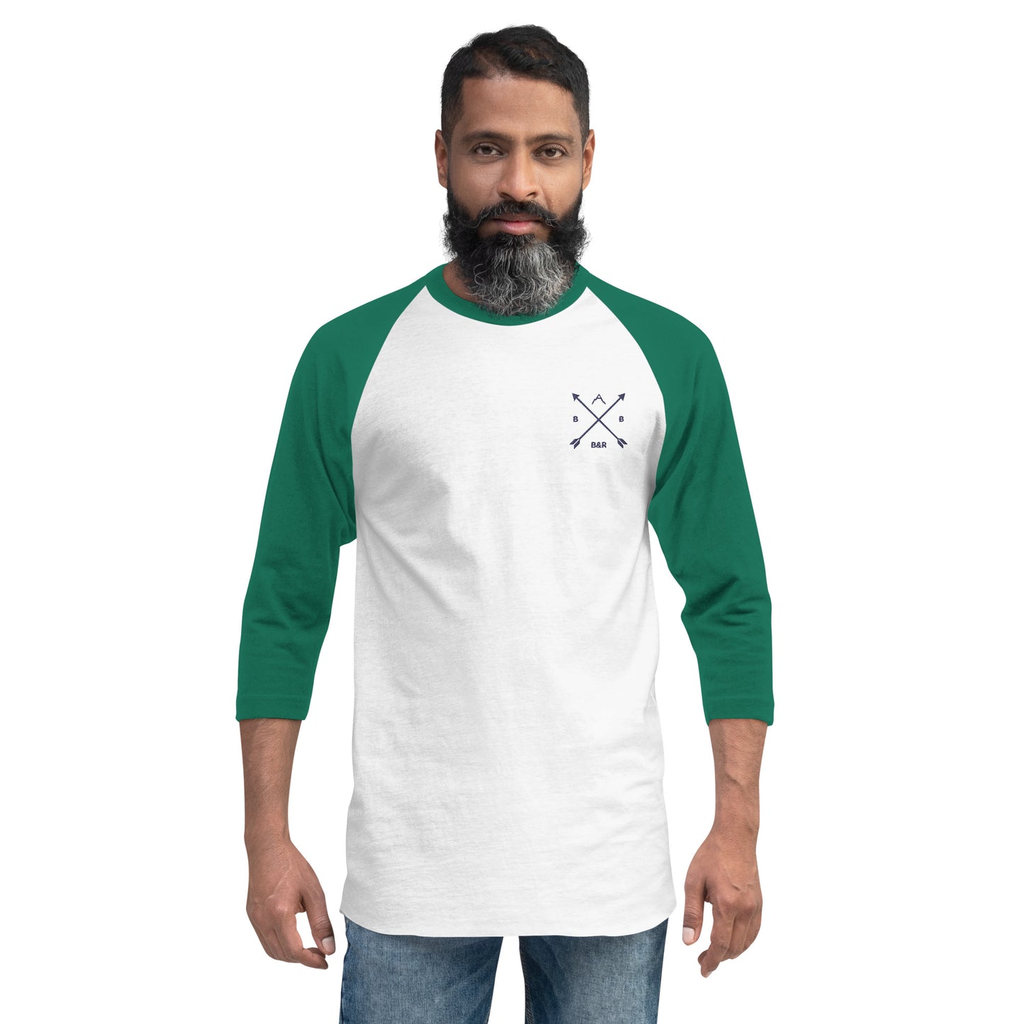 3/4 sleeve B & R raglan shirt