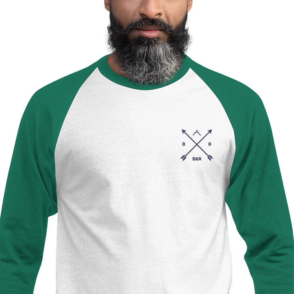3/4 sleeve B & R raglan shirt