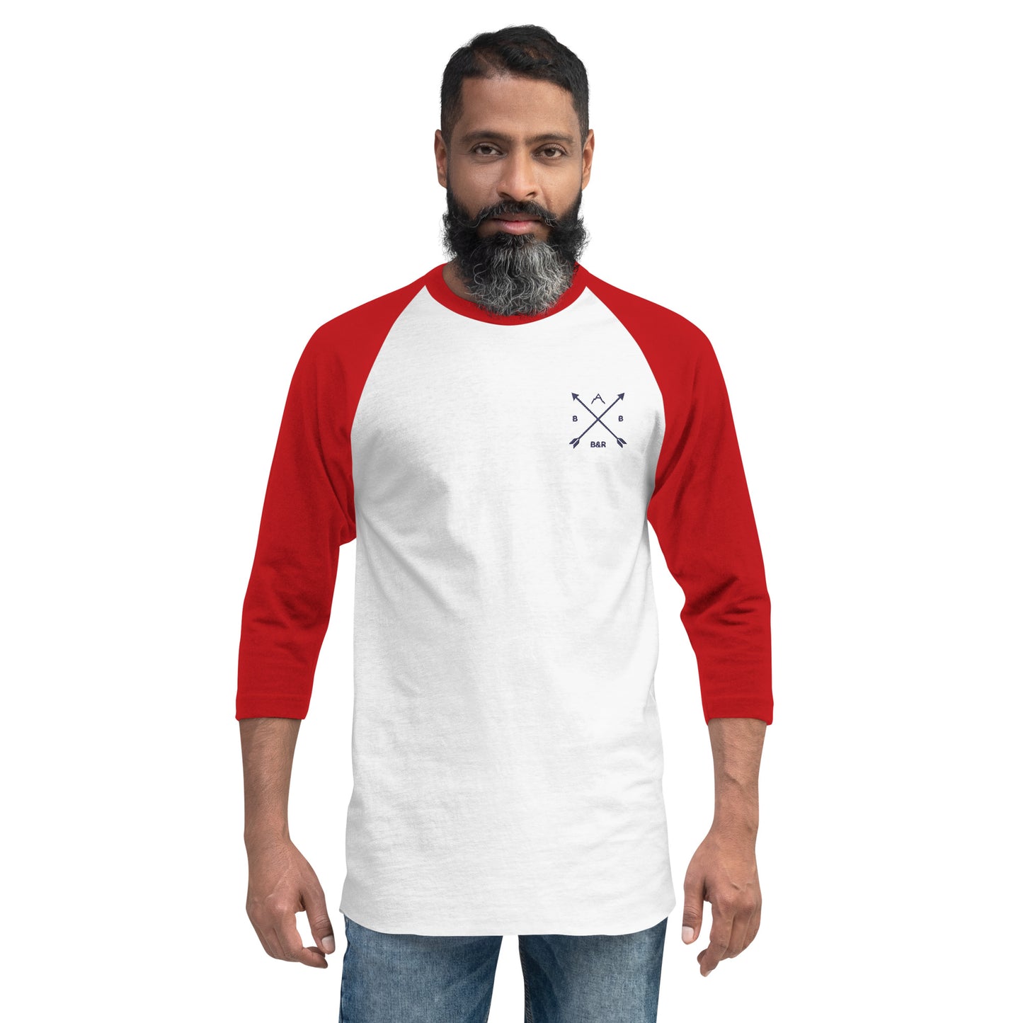 3/4 sleeve B & R raglan shirt