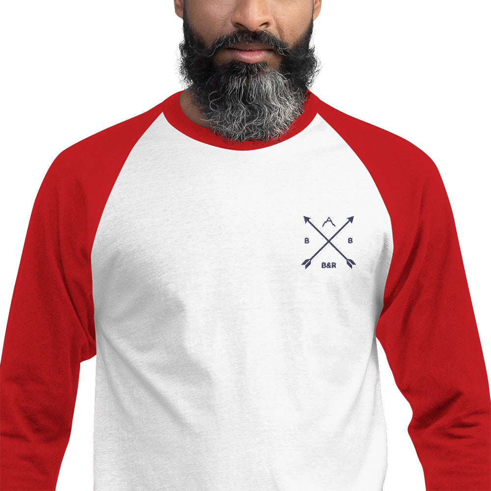 3/4 sleeve B & R raglan shirt