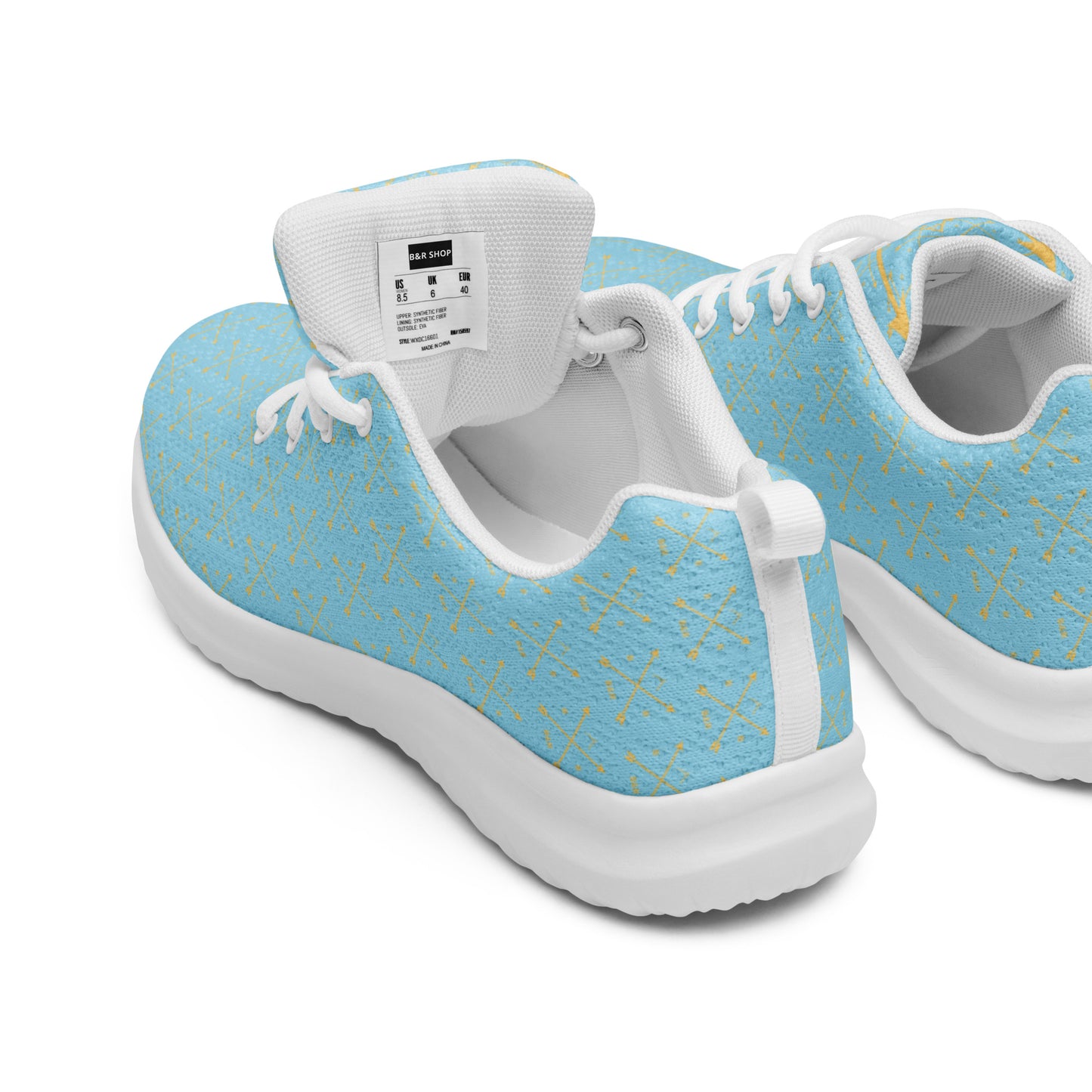 Women’s B&R Athletic Shoes (blue with gold logo)