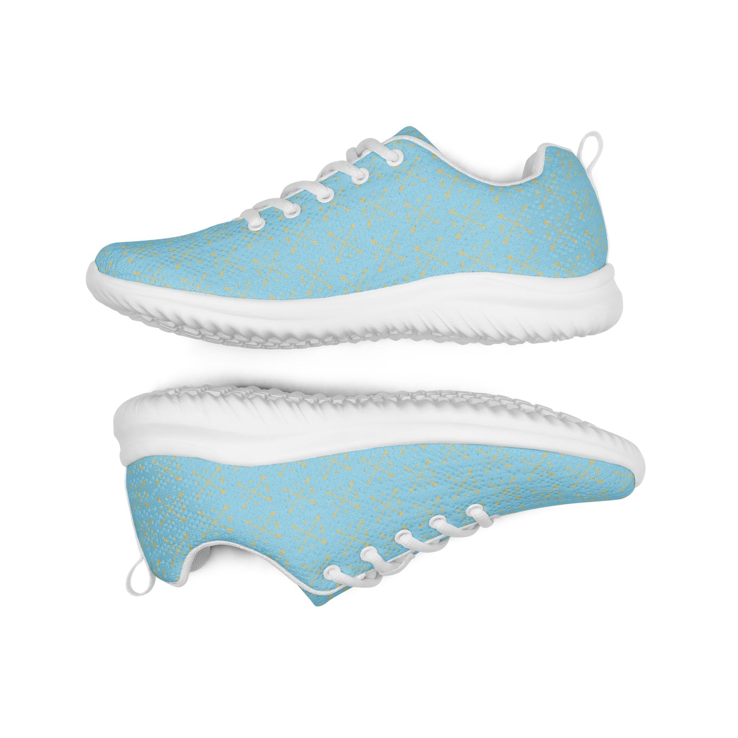Women’s B&R Athletic Shoes (blue with gold logo)