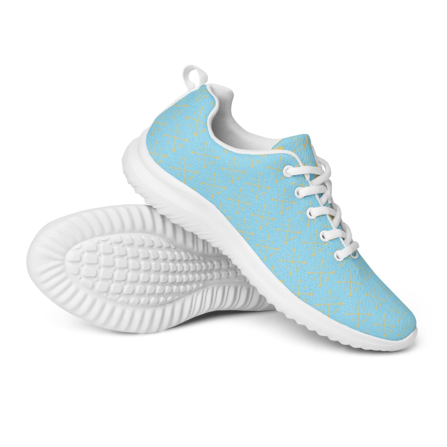 Women’s B&R Athletic Shoes (blue with gold logo)