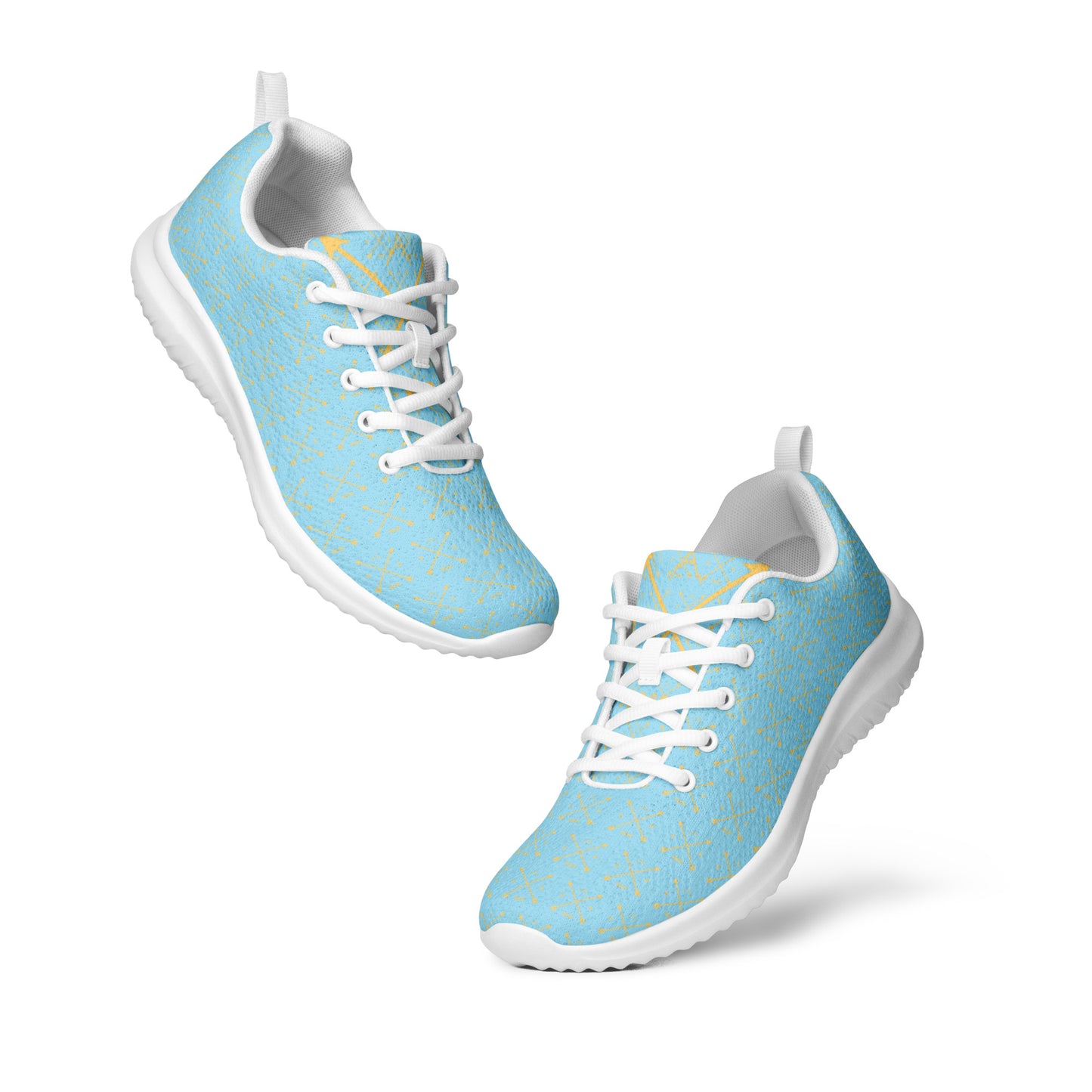 Women’s B&R Athletic Shoes (blue with gold logo)