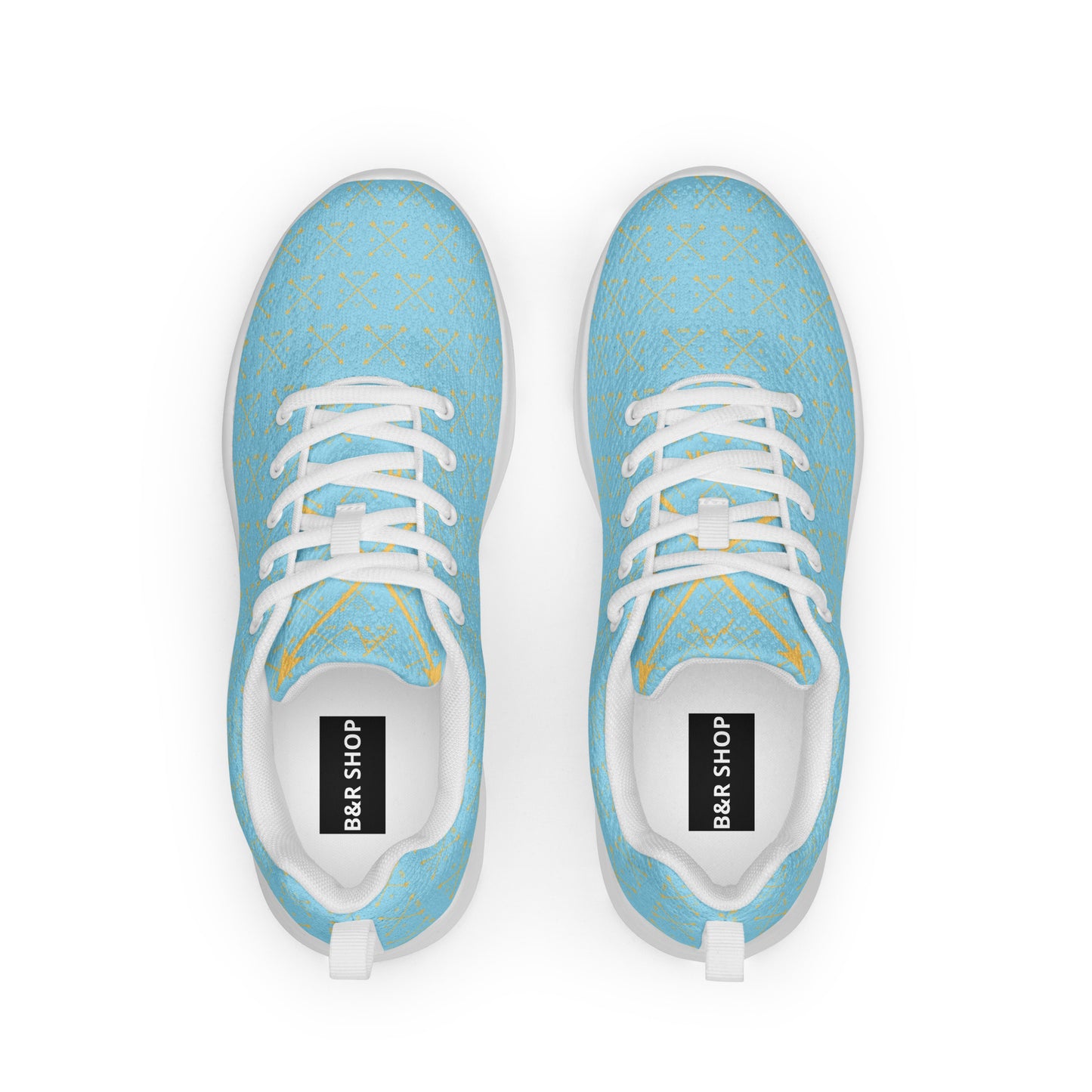 Women’s B&R Athletic Shoes (blue with gold logo)