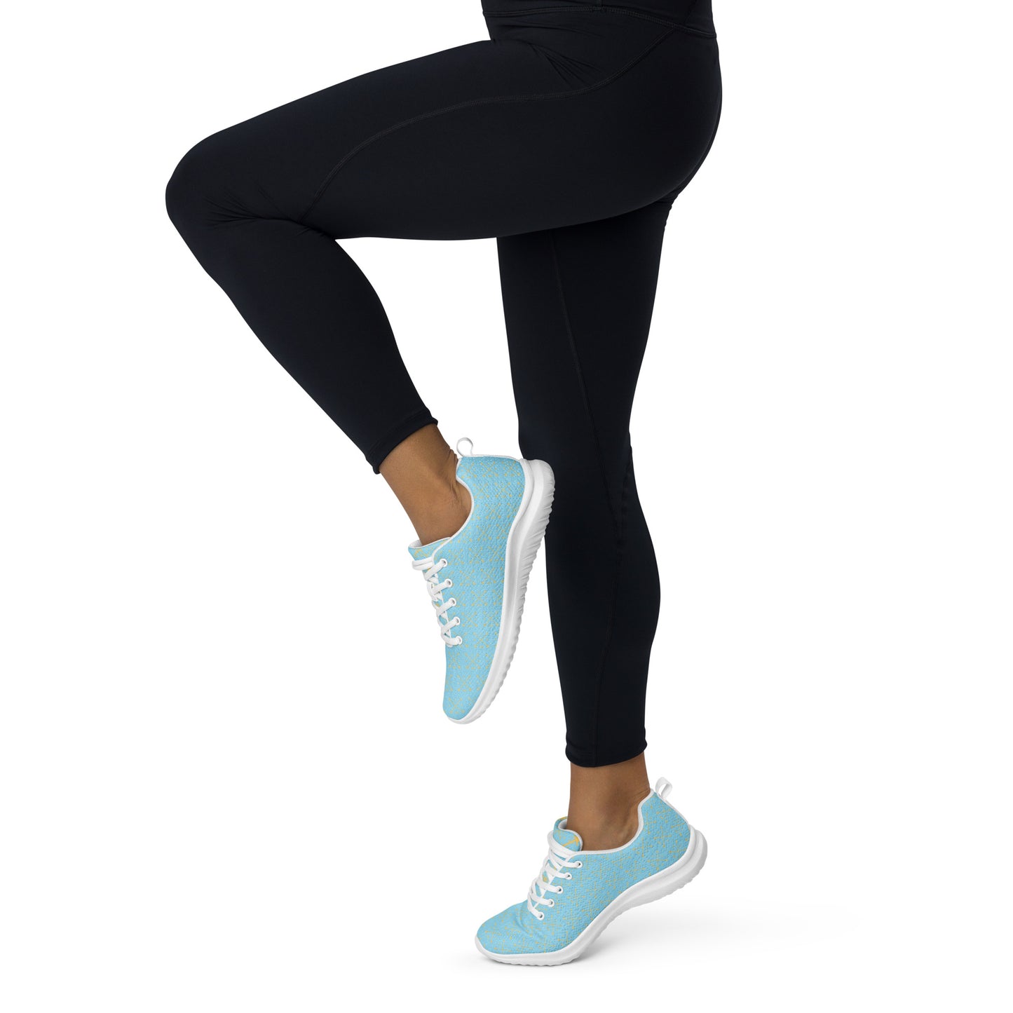 Women’s B&R Athletic Shoes (blue with gold logo)