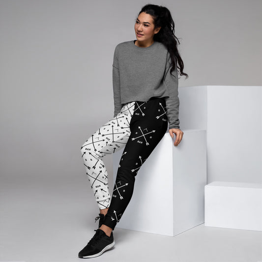 B&R Black And White Women's Joggers