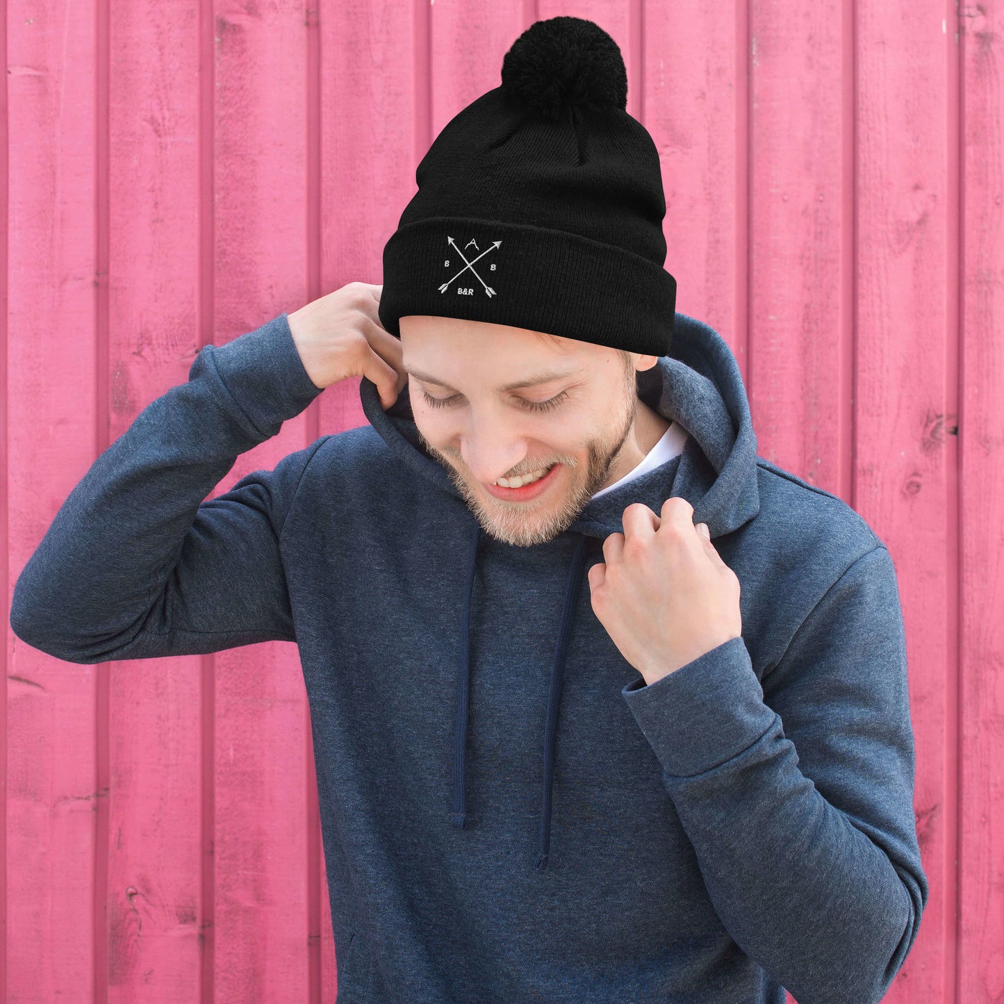 B&R Pom-Pom Beanie