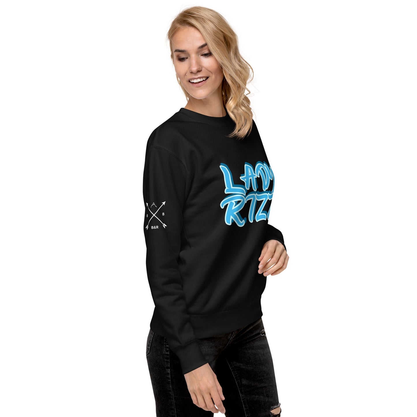 Women's "Lady Rizz"Premium Sweatshirt