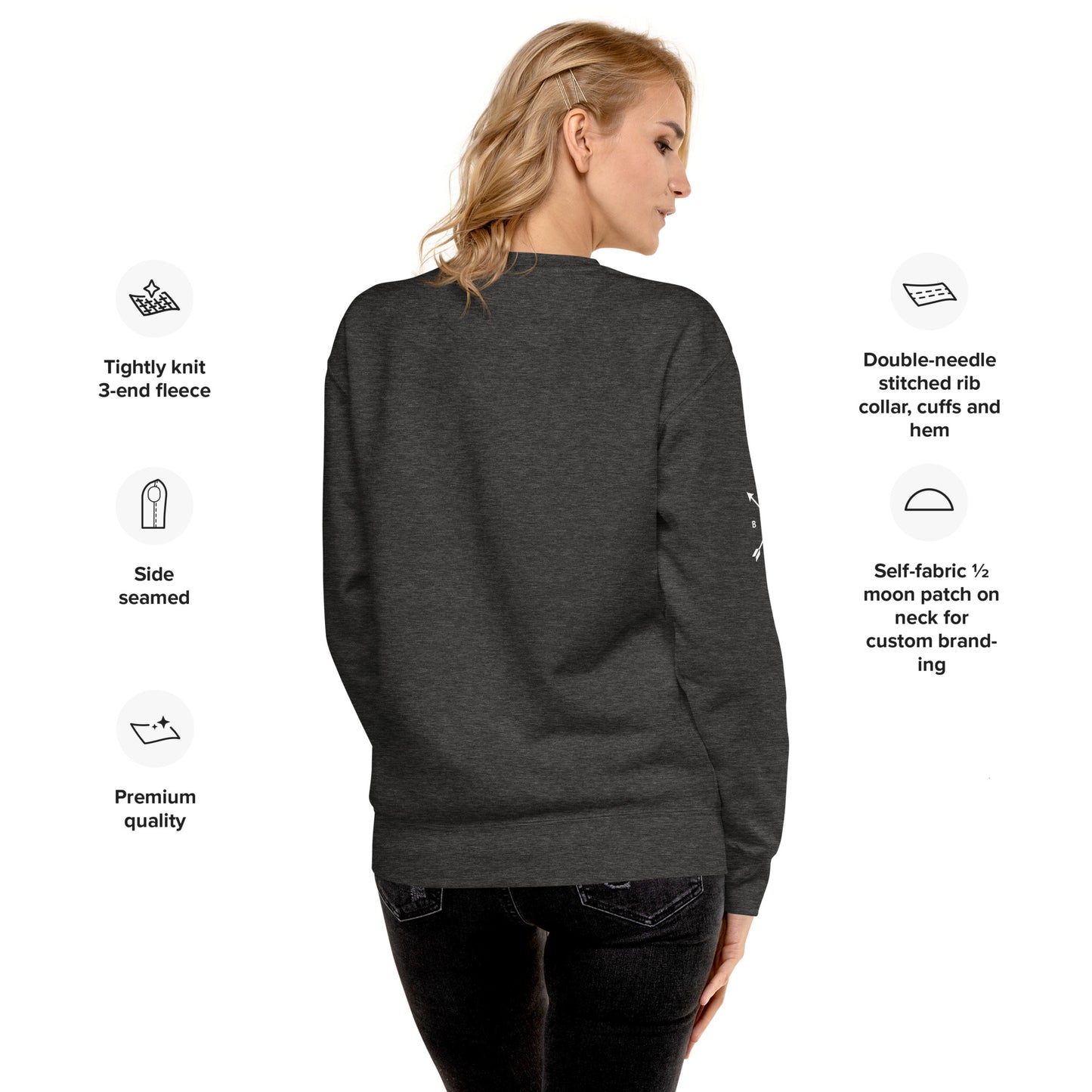 Women's "Lady Rizz"Premium Sweatshirt