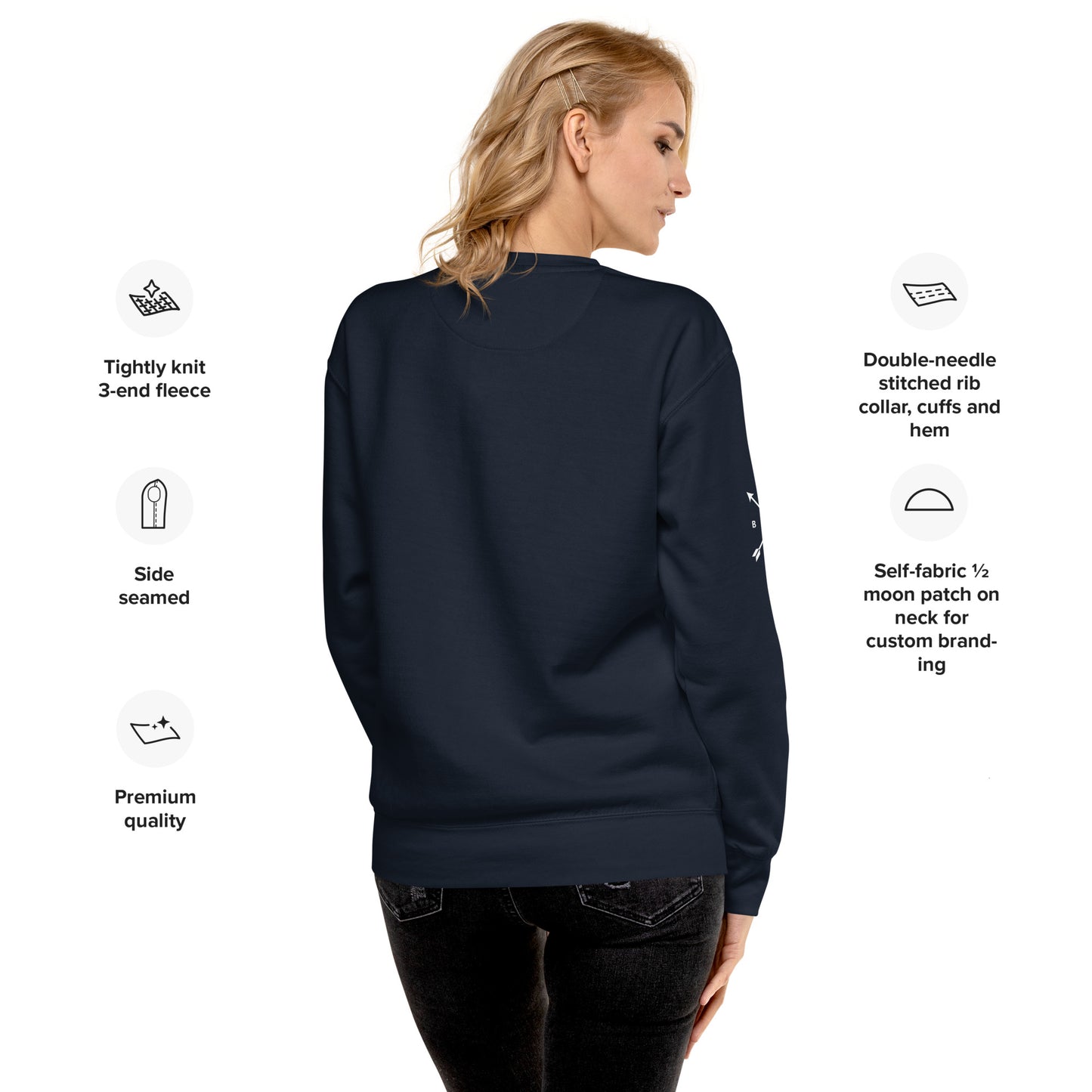 Women's "Lady Rizz"Premium Sweatshirt