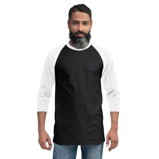 3/4 sleeve B & R raglan shirt